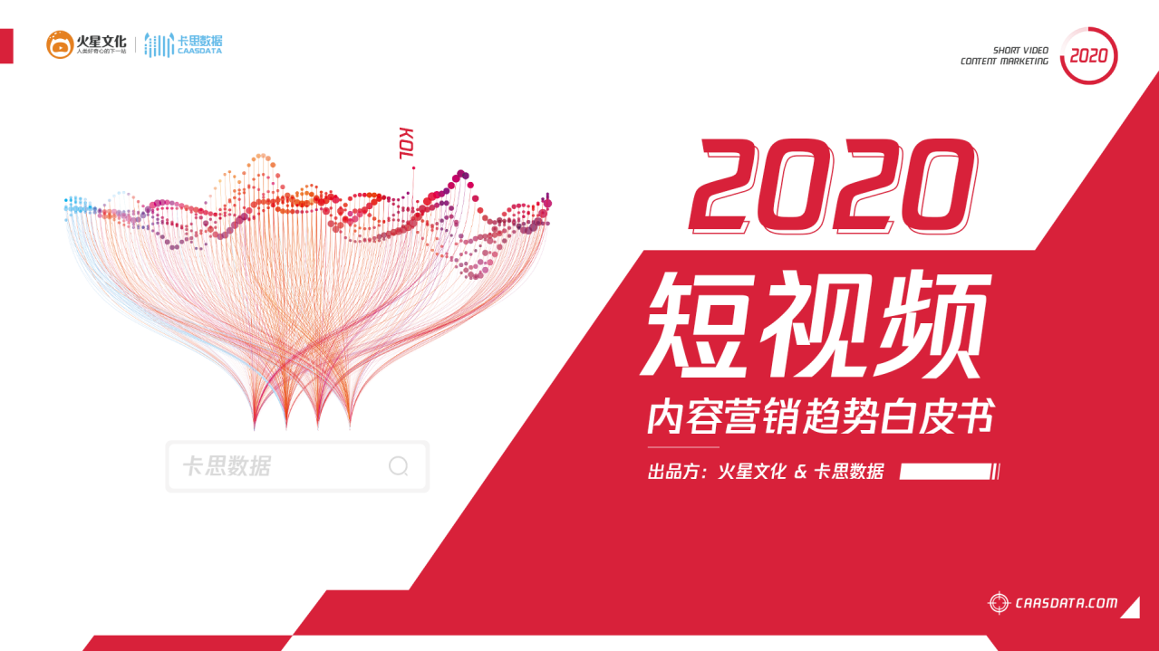 2020短視頻內容營銷趨勢報告-卡思數據-202003