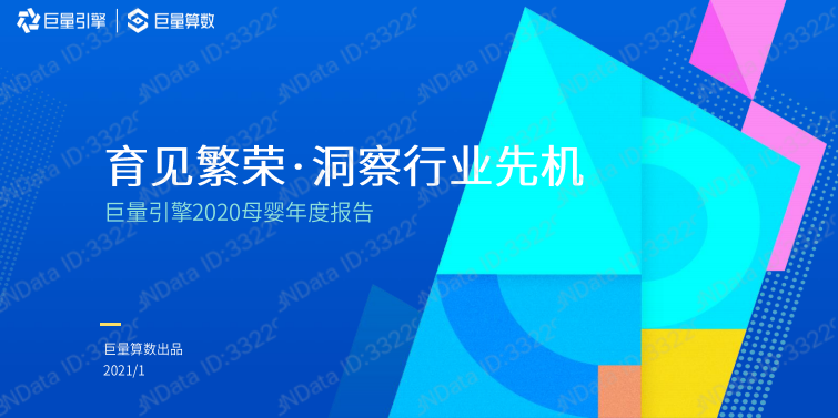 2020母嬰行業(yè)年度報告-巨量算數(shù)-202101