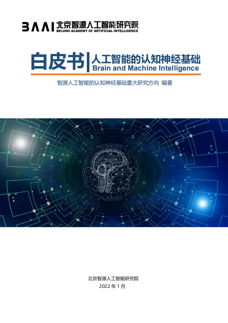 2021人工智能的認知神經基礎白皮書
