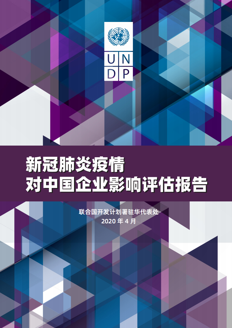 新冠肺炎疫情對中國企業(yè)影響評估報(bào)告-聯(lián)合國開發(fā)署-202004