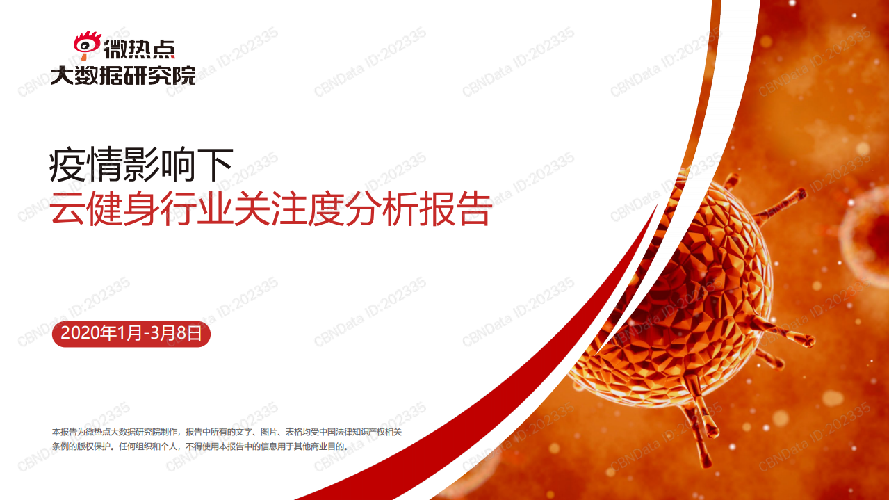 疫情影響下云健身行業(yè)關(guān)注度報(bào)告