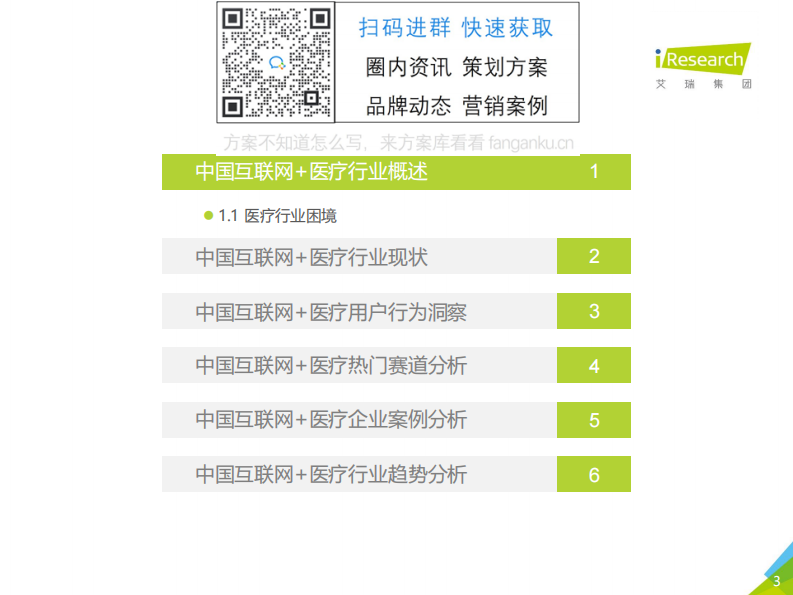 2020年中国互联网+医疗行业研究报告 第3页