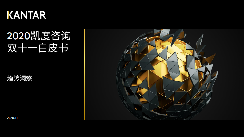 2020双十一白皮书趋势洞察 第1页