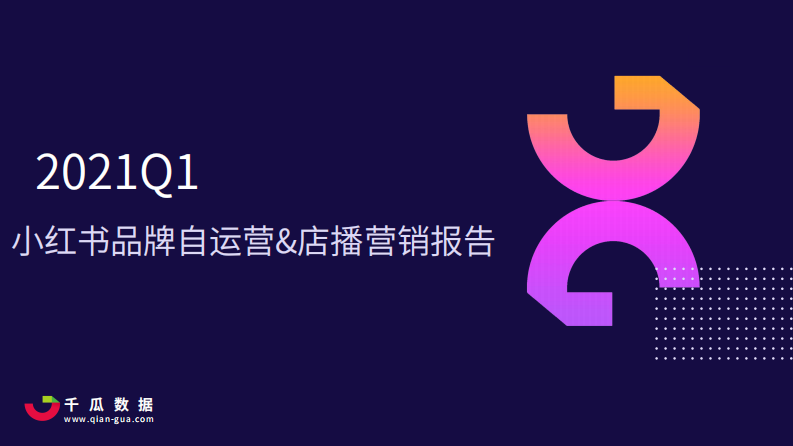 2021Q1小紅書品牌自運營店播營銷報告-千瓜數據-202105