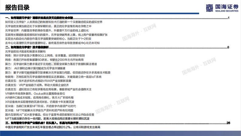2021传媒行业元宇宙专题深度：未来的未来-国海证券 第4页