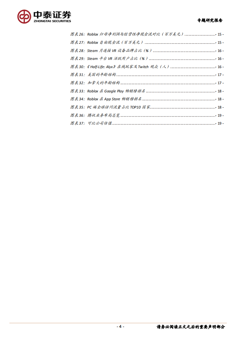 2021传媒互联网行业：Roblox，全球领先的3D全平台虚拟社区-中泰证券 第4页