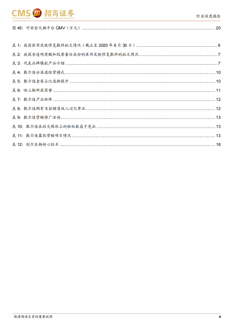 2021化妆品行业深度（八）：从敷尔佳的发展看医用皮肤修复敷料赛道投资机会-招商证券 第4页