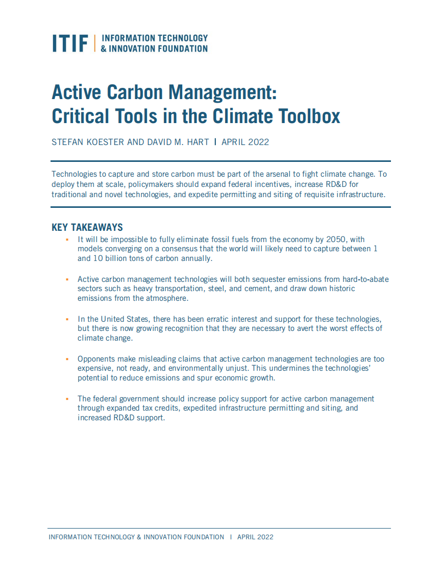 ITIF活性碳管理：气候工具箱中的关键工具（英）2022.4 第1页