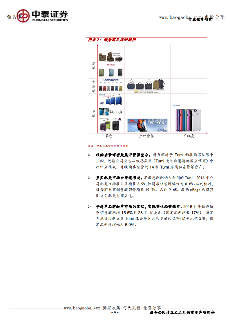 从新秀丽频繁整合看箱包行业变革 第4页