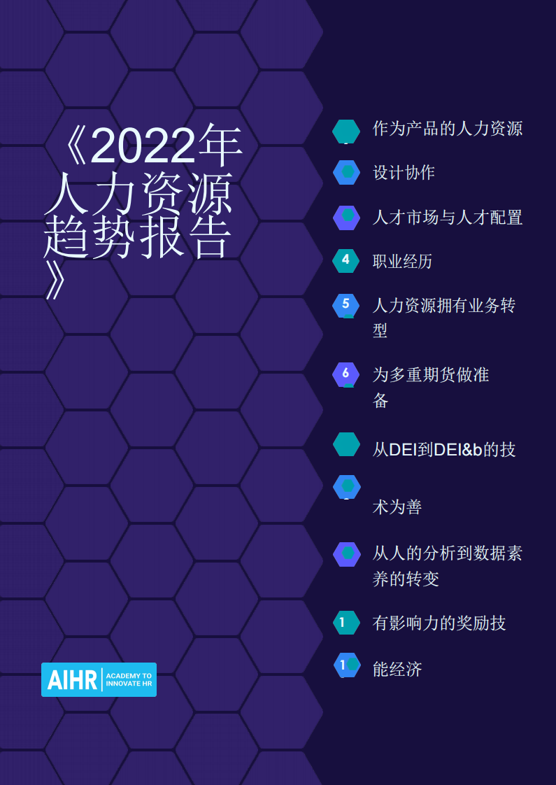 2022人力資源趨勢報告