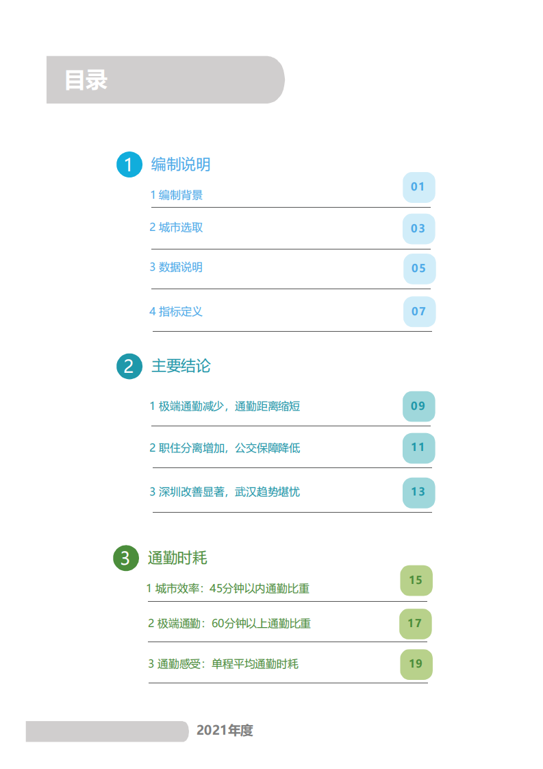 2021中国主要城市通勤监测报告-中规院 第3页
