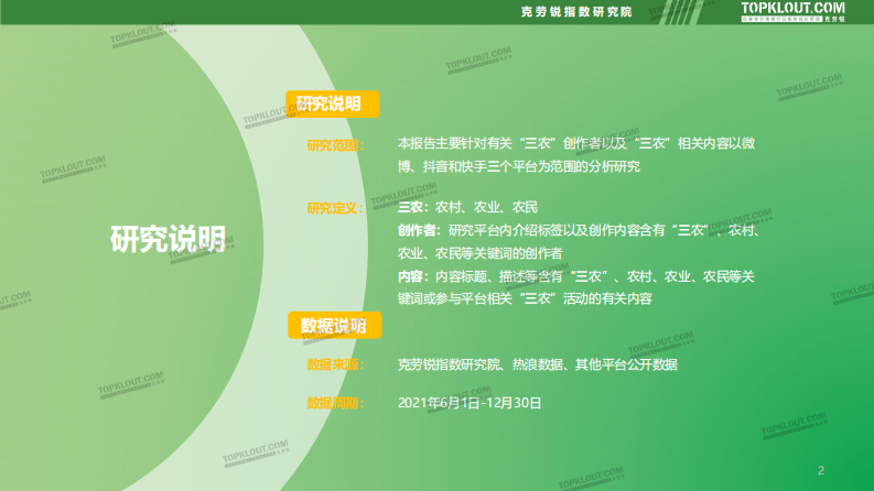 2022社交媒体三农内容发展趋势洞察 第2页