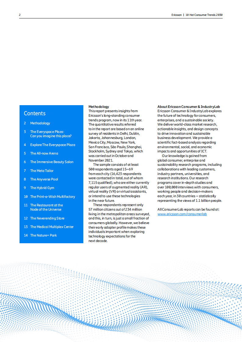 2030年十大消费科技趋势（英）-爱立信 第2页