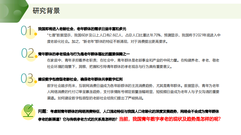 青年数字孝老现状与趋势报告-阿里巴巴-202110 第3页