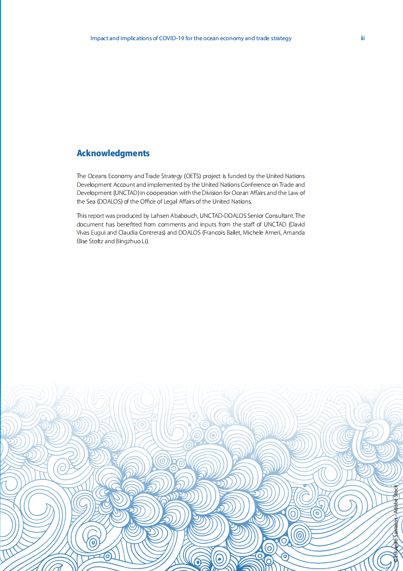 联合国贸易发展委员会新冠疫情对海洋经济和贸易战略的影响及启示（英）2021.12 第5页