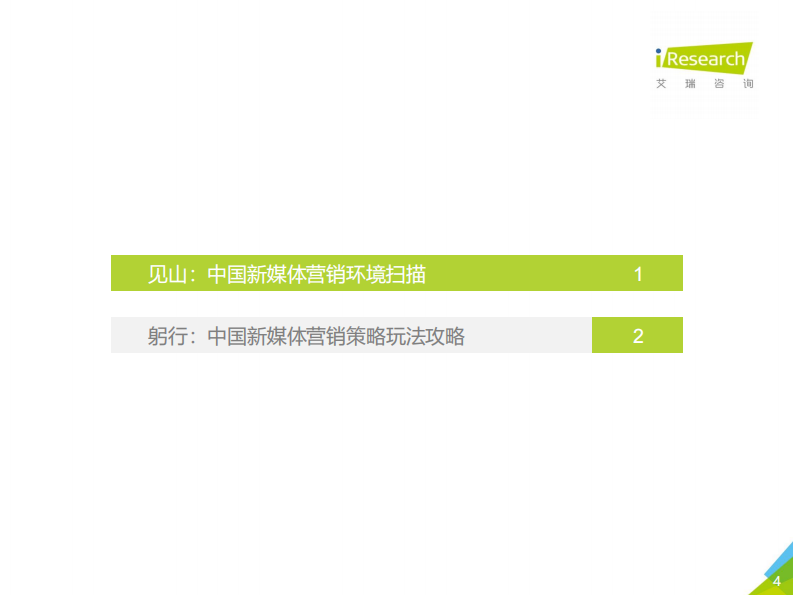 艾瑞咨询：2020年中国新媒体营销策略白皮书 第4页