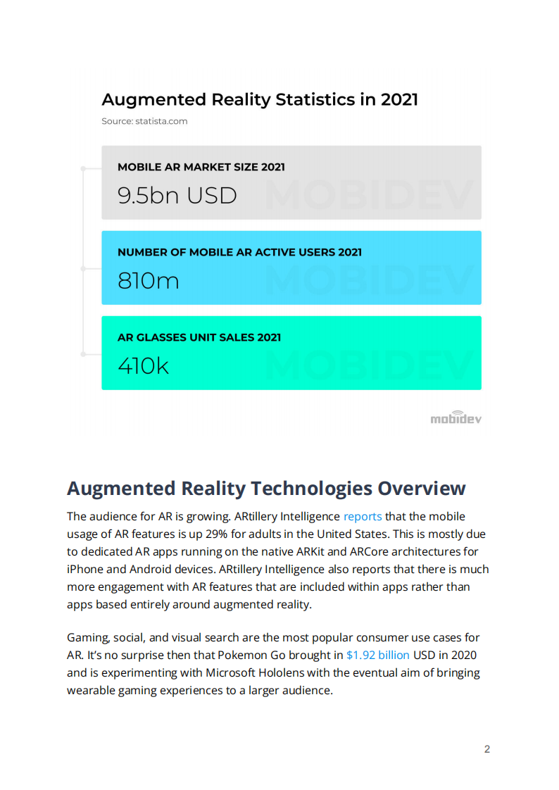 2022年增强现实开发指南（英） 第4页