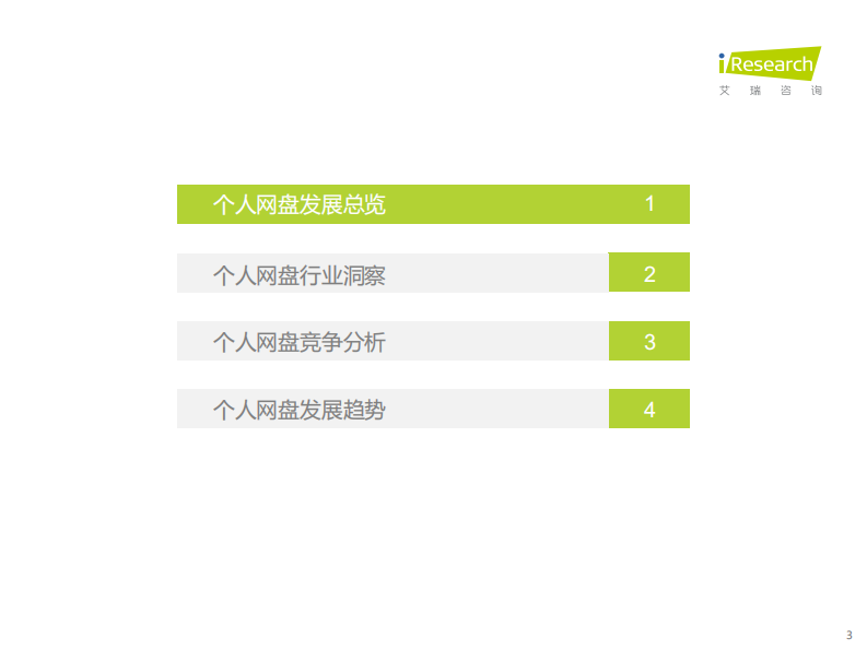 2022中国个人网盘行业研究报告-艾瑞咨询 第3页