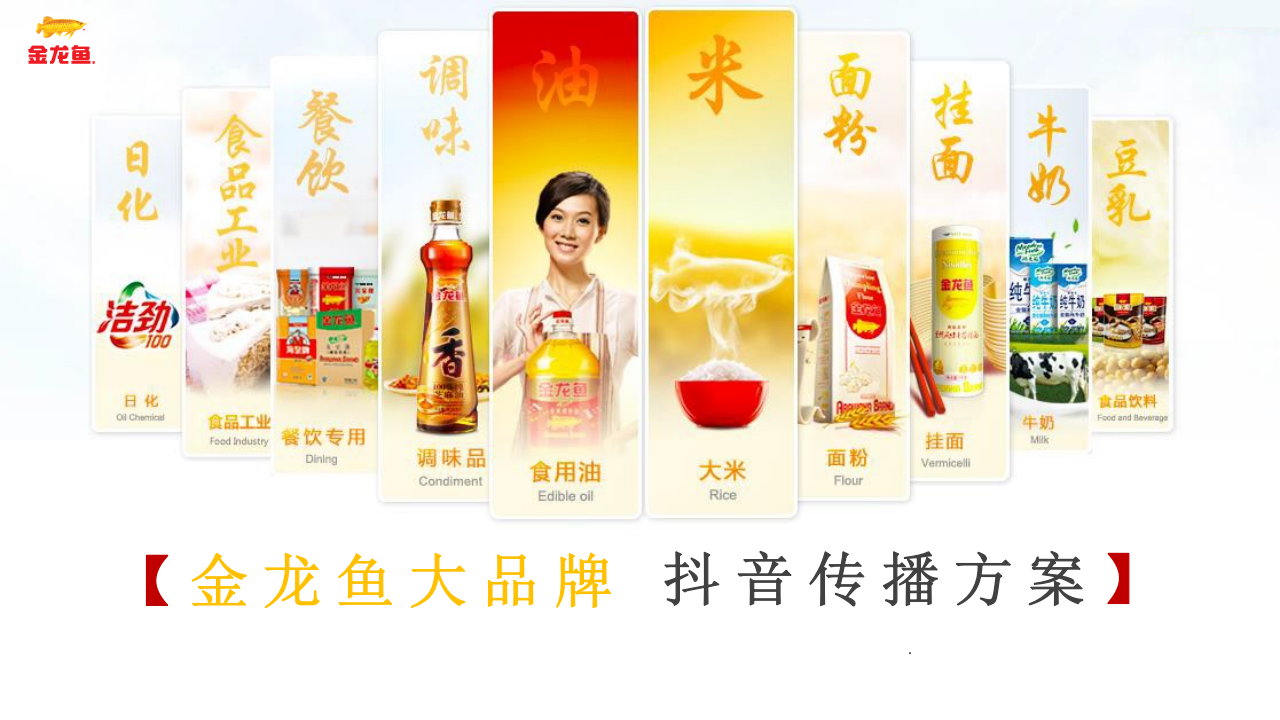 金龍魚大品牌抖音挑戰(zhàn)賽傳播方案【快消零售】【短視頻】