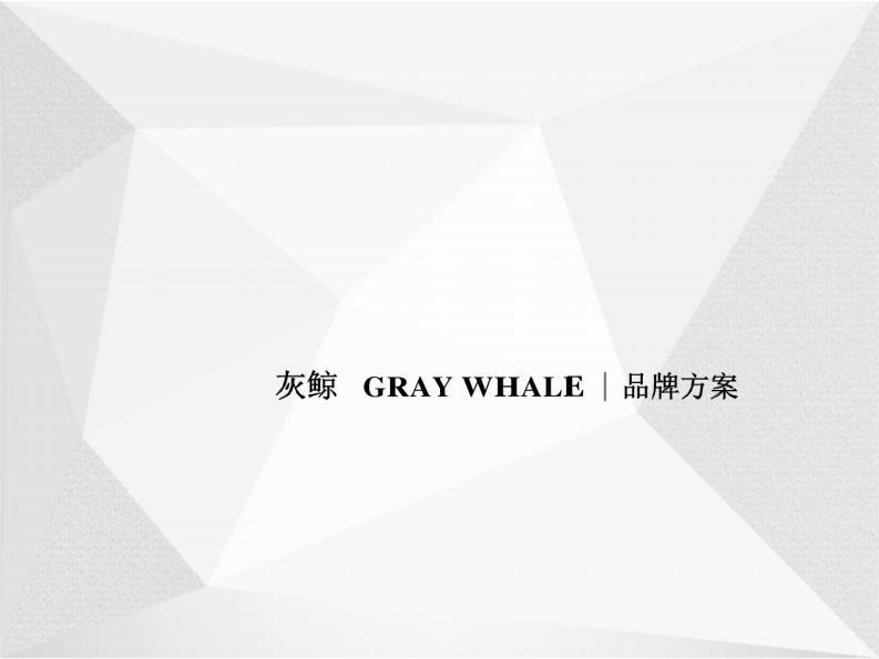 灰鯨餐廳設計方案【餐飲】