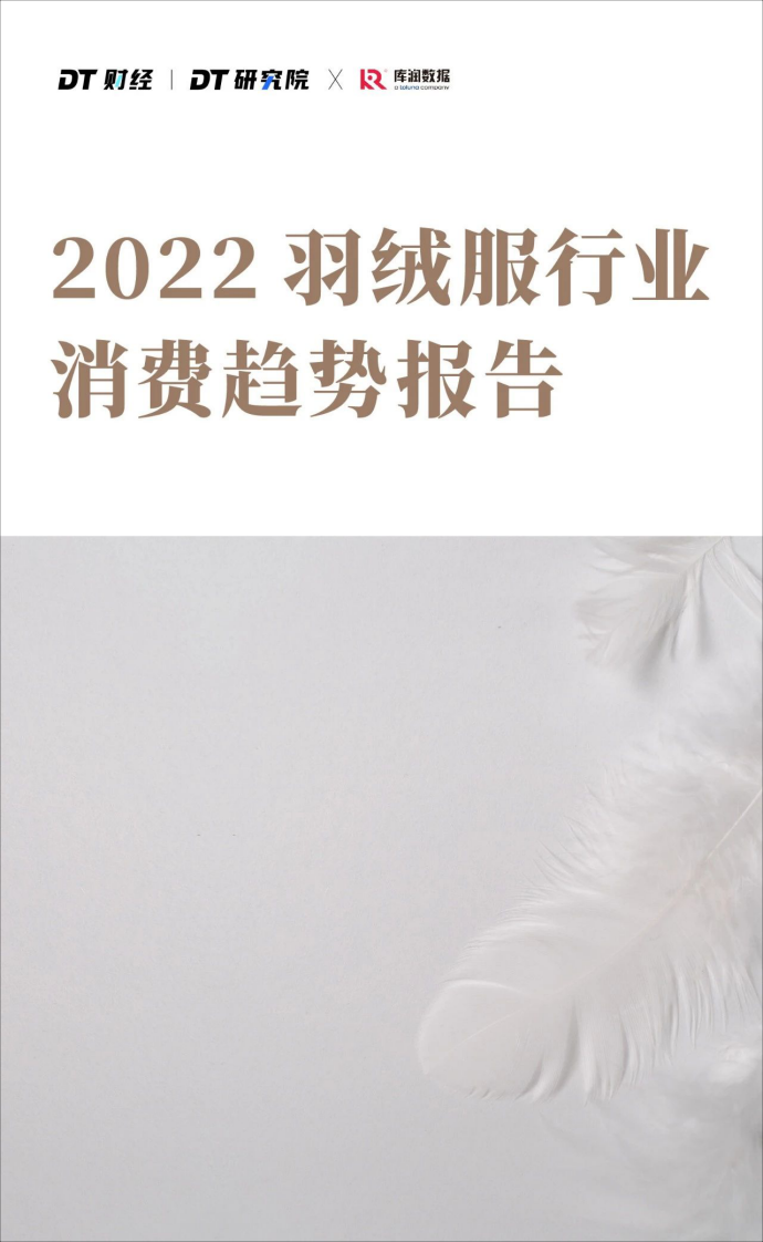 2022羽绒服行业消费趋势报告-DT财经x库润数据 第1页