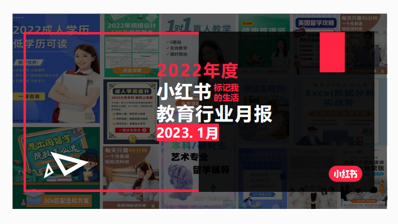 小紅書(shū)：小紅書(shū)教育行業(yè)月報(bào)2023年1月