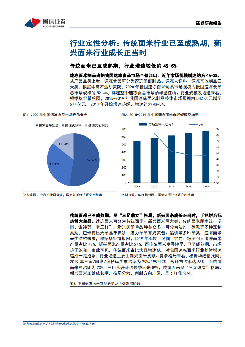 国信证券：速冻面米行业专题-新兴面米行业成长正当时-优质龙头高成长可期 第4页
