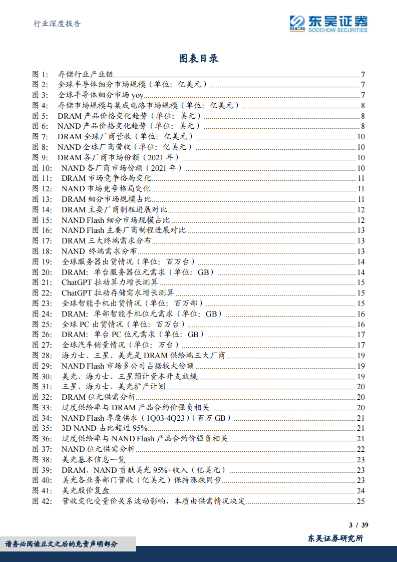 东吴证券：半导体行业深度报告-海外观察系列十-从美光破净看存储行业投资机会 第3页