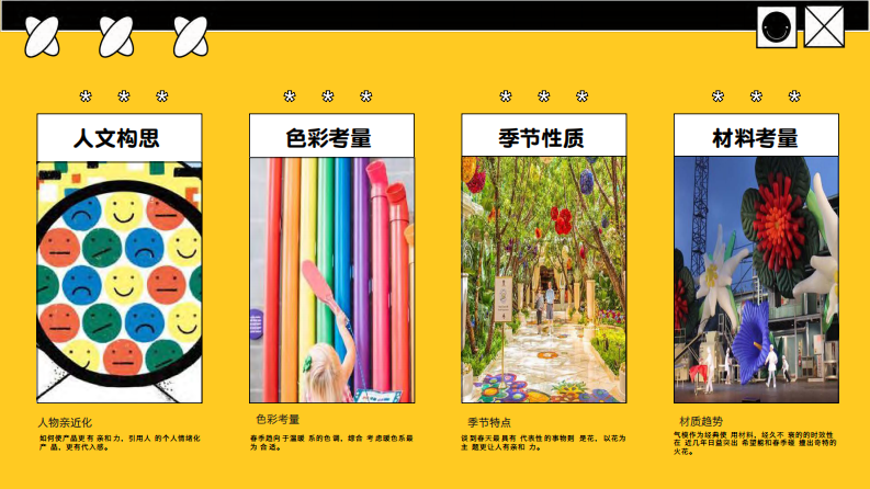 2023笑开了花艺术主题展春季美陈包装方案【春季主题】【活动美陈】 第4页