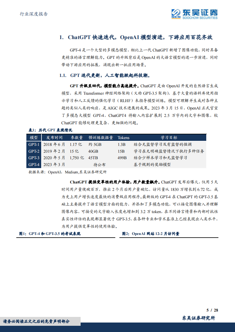 东吴证券：AI系列深度-ChatGPT掀起算力潮-芯片及服务器上游投资价值凸显 第5页