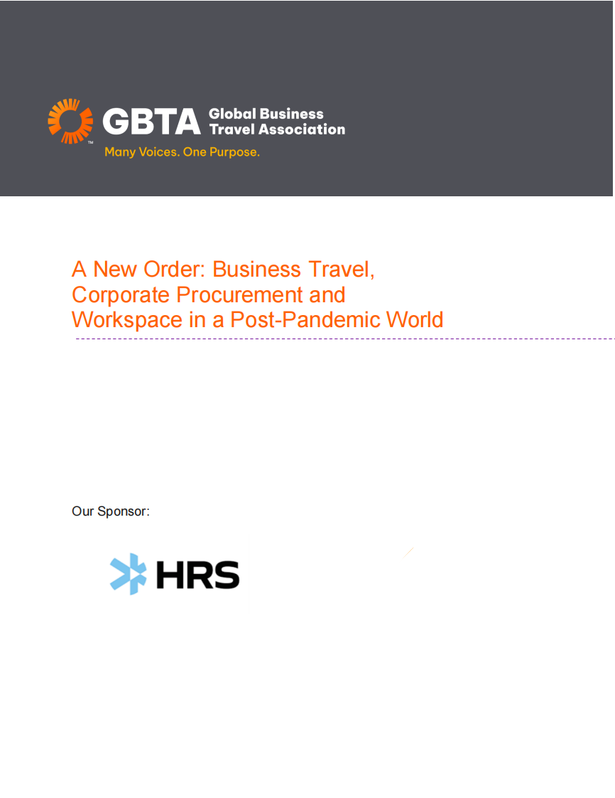 新秩序：大流行后的商务旅行（英文） 第1页