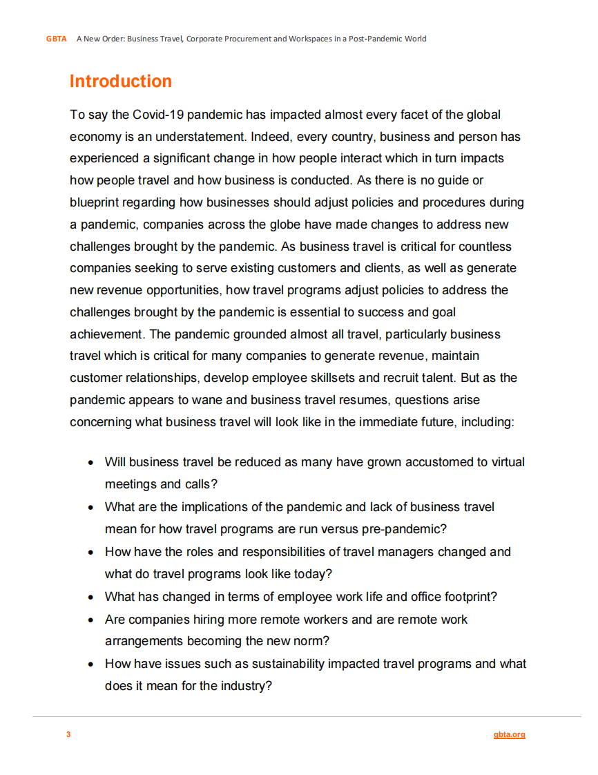 新秩序：大流行后的商务旅行（英文） 第3页