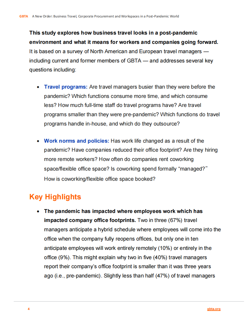 新秩序：大流行后的商务旅行（英文） 第4页