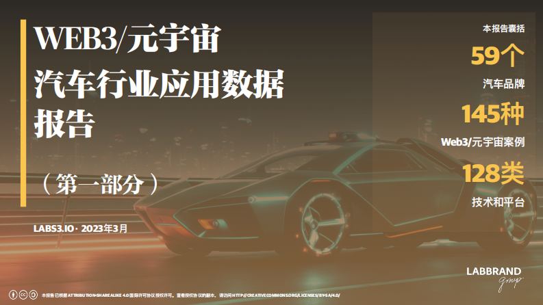 LABS3.io-Web3_元宇宙 汽車行業應用數據報告