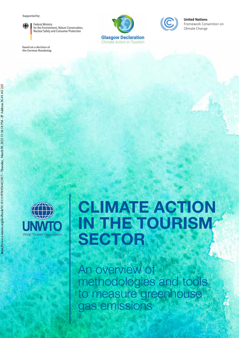 世界旅游組織：旅游業氣候行動（英文）