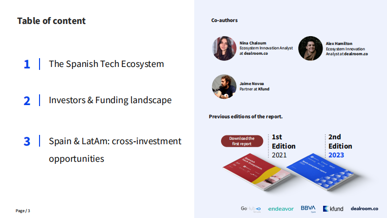 Dealroom：2023年西班牙投资报告（英文） 第3页