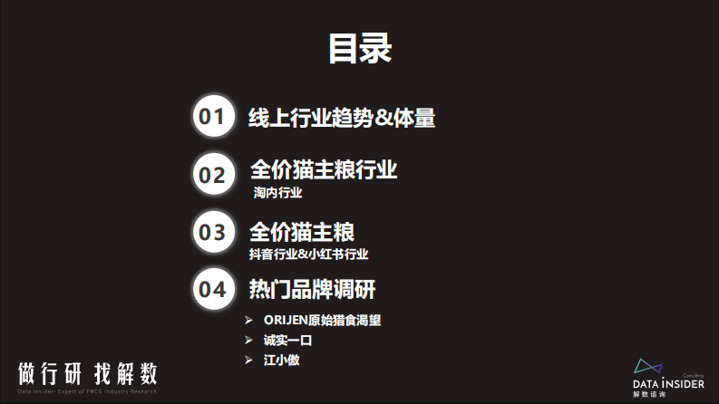 解数第188期-宠物猫主粮行业调研-Orijen原始猎食渴望、诚实一口、江小傲 第3页