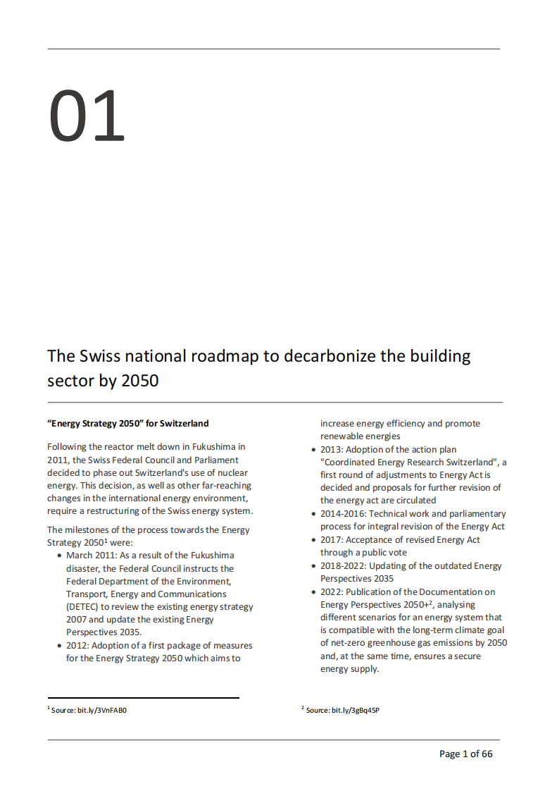 中国建筑节能协会：瑞士2050年脱碳路径及建筑行业的相关政策 第3页