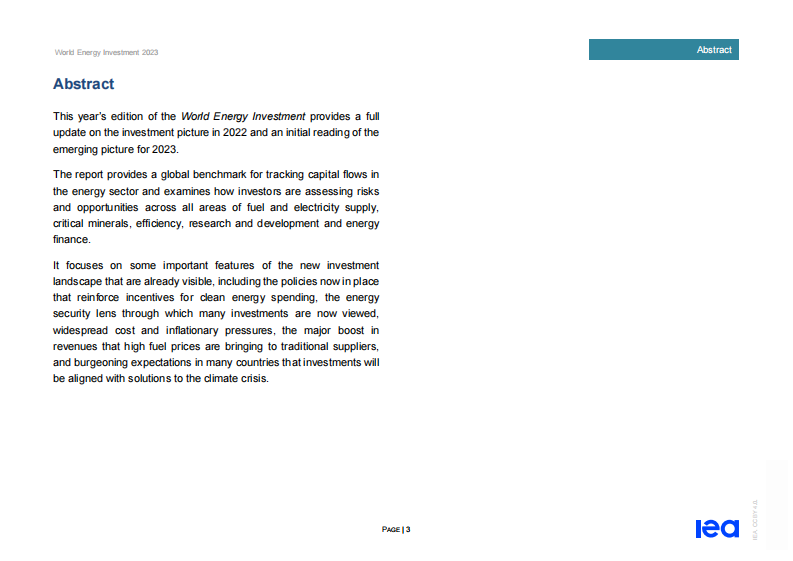 IEA：2023年全球能源投资报告（英文） 第3页