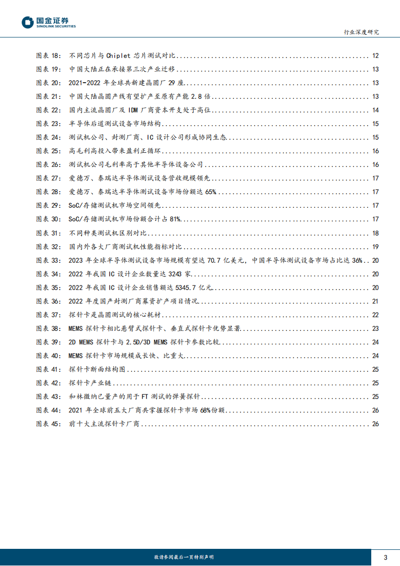 国金证券：电子行业深度研究-第三方测试快速增长-测试服务及测试设备迎来发展良机 第3页
