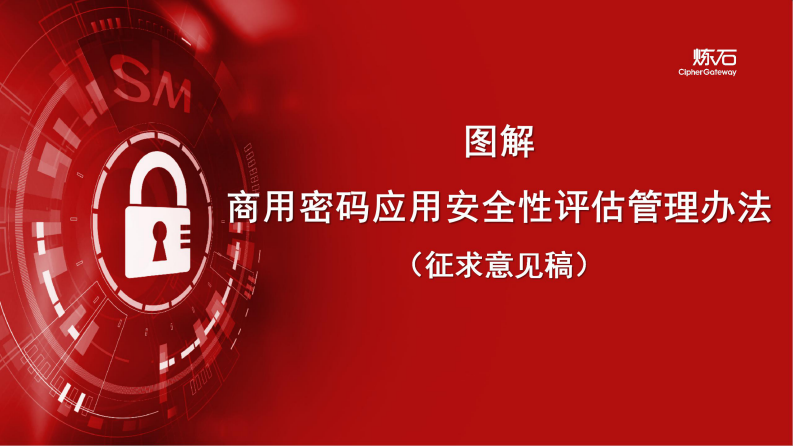 炼石-图解商用密码应用安全性评估管理办法（征求意见稿） 第1页