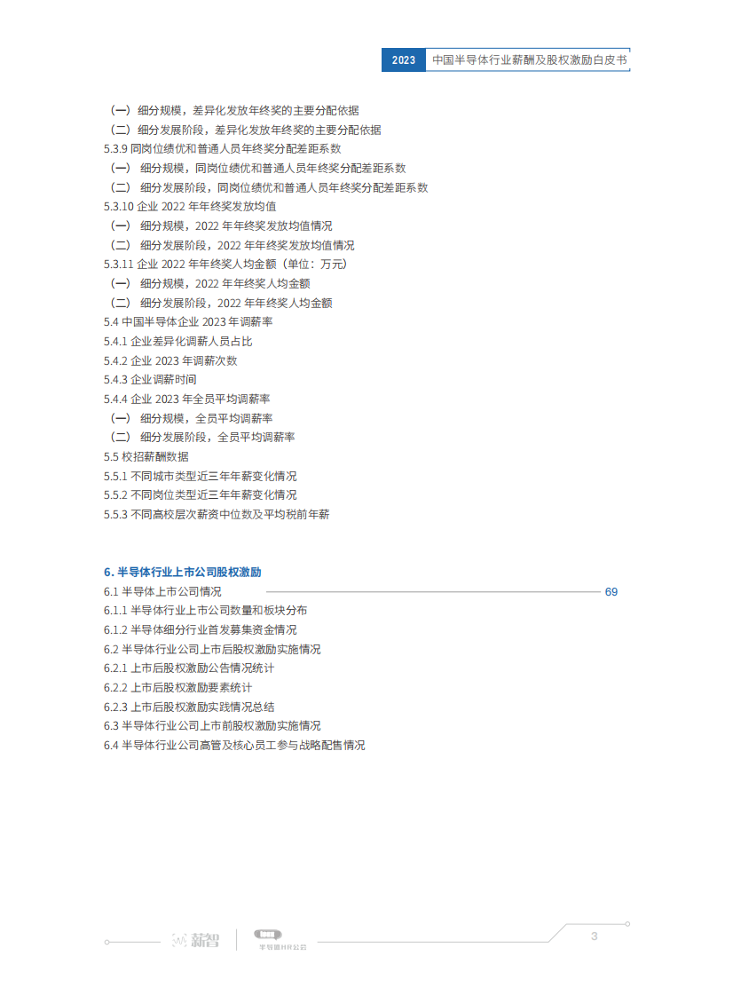 2023中国半导体行业薪酬及股权激励白皮书 第3页