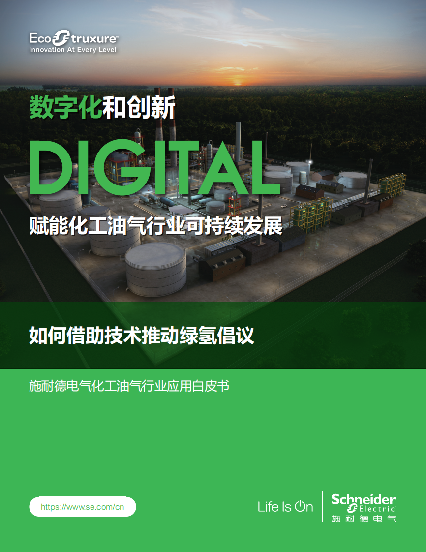 施耐德電氣：2023化工油氣行業(yè)白皮書 -如何借助技術(shù)推動綠氫倡議