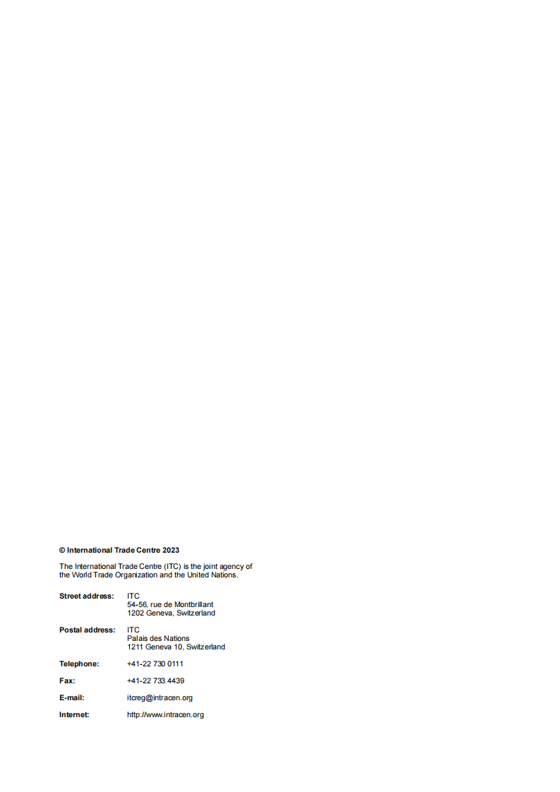 国际贸易中心：2023年不发达国家贸易报告（英） 第2页