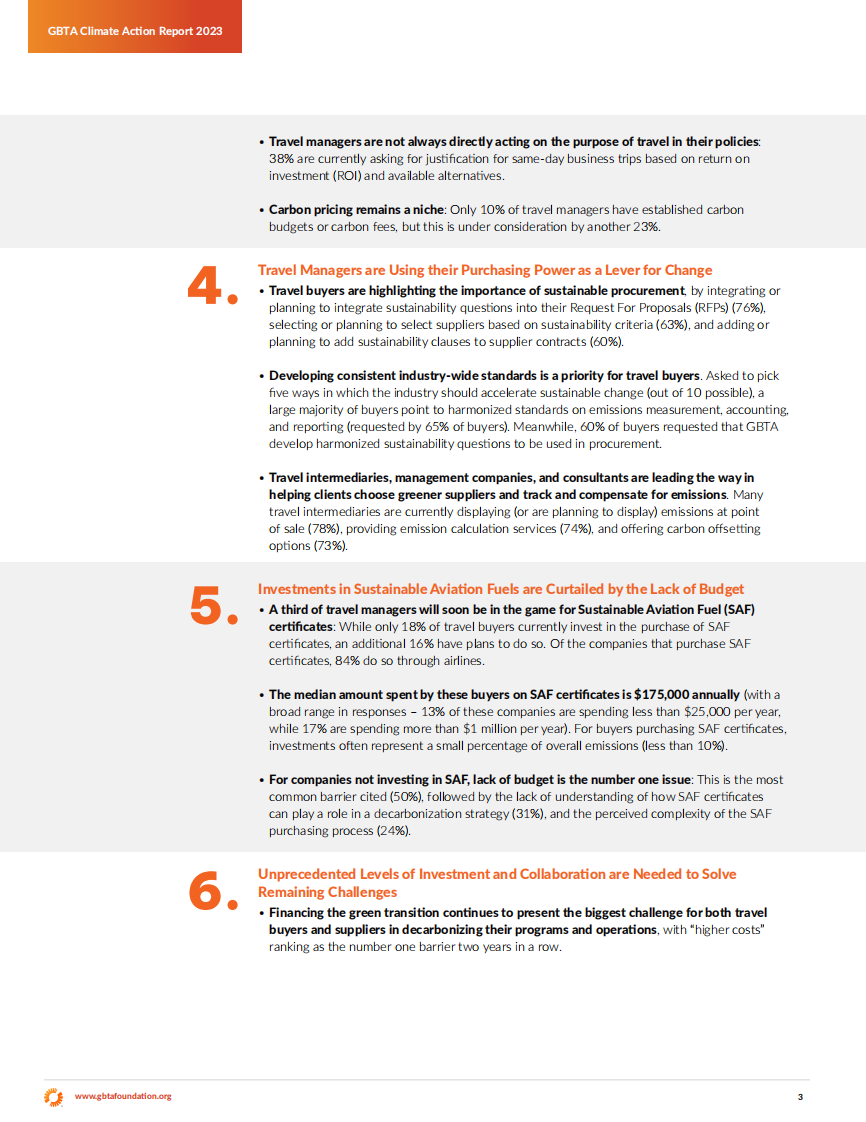 GBTA：2023年商务旅行中的气候行动现状（英） 第5页