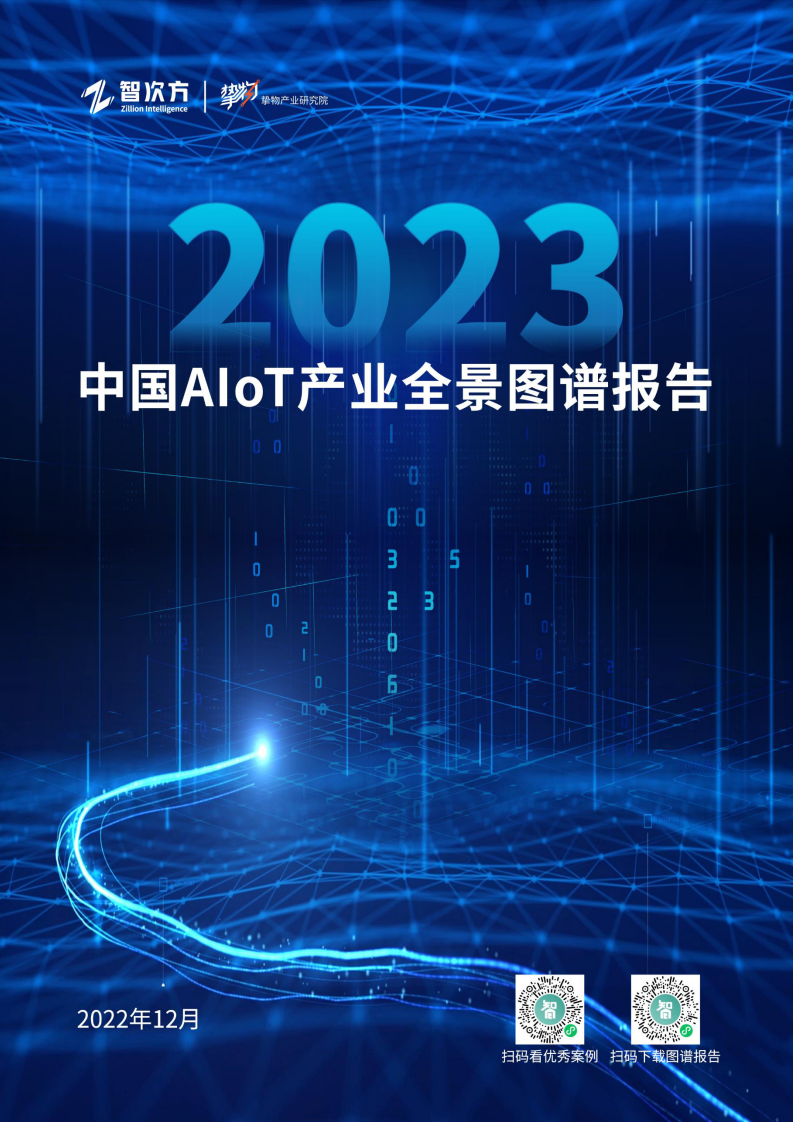 智次方：2023 年中国AIoT 产业全景图谱报告 第1页