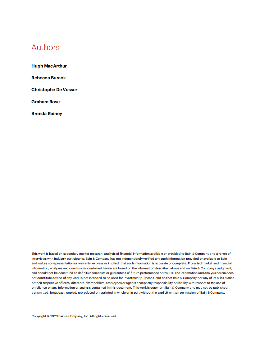 贝恩+2023年私募股权公司年中报告（英） 第2页