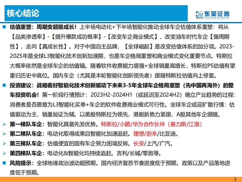 汽车：基于未来3年AI智能化 出海共振视角-战略看多H A股整车板块！ 第3页