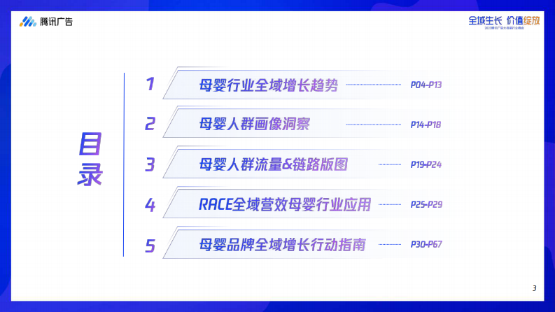 腾讯广告：2023腾讯大母婴行业全域增长指南 第3页