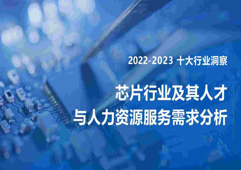 FESCO：2022-2023芯片行業及其人才與人力資源服務需求分析報告